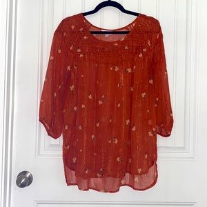Lauren Conrad Sheer Top